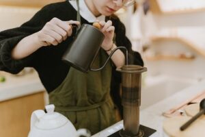 Barista, Coffee, Preparation, Pouring