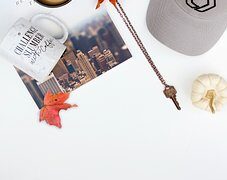Coffee, Cup, Mug, Magazine, Leaf, Fall