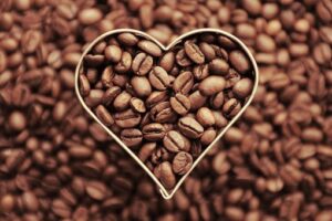 Coffee, Coffee Beans, Heart, Love