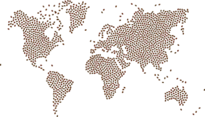 Coffee, World, Map, Earth, Planet, Globe
