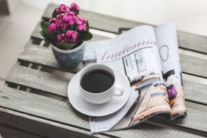 Coffee, Magazine, Newspaper, Read