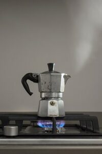 Coffee Percolator, Stove, Flame, Coffee