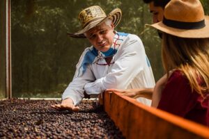 Farmer, Coffee, Beans, Processing