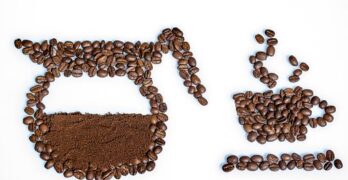 Still Life, Coffee Beans, Coffee Powder